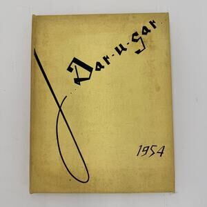 Vintage Compton College California Yearbook 1954 "Dar-u-gar"